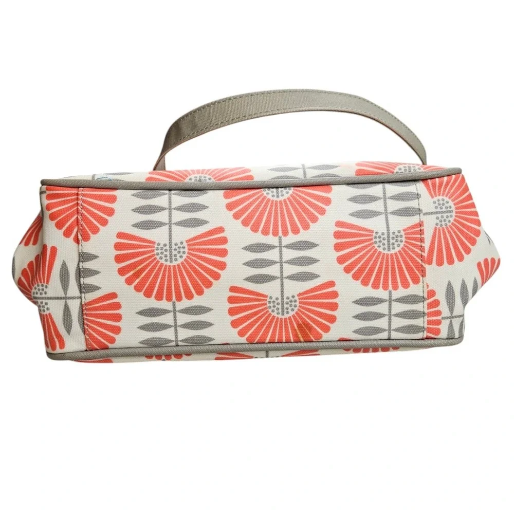 Petunia Pickle Bottom Diaper Bag Red Orange‎ Coral Shoulder Floral Waterproof
